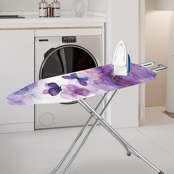 Purple Butterfly Ironing Board Cover Marble Iron Board Cover Protector Novelty - Image 2