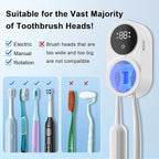 Toothbrush Holder and Cleaner Razor Holder/Dryer Light Cleaning and Air Drying - Image 6
