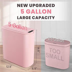 Cesun Motion Sensor Trash Can, 5 Gallon Automatic Bathroom Garbage Can - Image 2