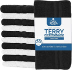 DAN RIVER 100% Cotton Washcloths 20 Pack Premium Quality Face and Body Cloth - Image 2