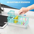 Cisily Sponge Holder for Kitchen Sink, Sink Caddy Organizer - Image 5