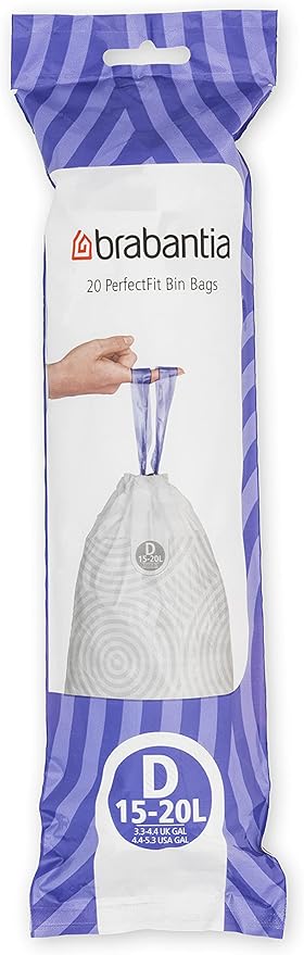 Brabantia PerfectFit Trash Bags Thick Plastic Trash Can Liners - Image 2