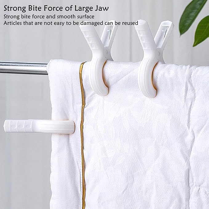 6pcs Towel Clips for Sun Loungers Large Beach Towel Clips Strong Grip Clothes - Image 4
