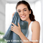 Cleanbear Hand Towel for Bathroom, 100% Cotton, Quick Dry & Lightweight Hand - Image 6