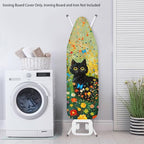 Sprowallow Black Cat Daisy Ironing Board Covers 15 x 54 inch Drawstring - Image 3