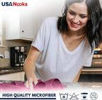 USANOOKS Premium 300GSM Microfiber Cleaning Cloth - Image 6