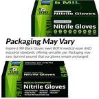 Inspire Black Nitrile Gloves HEAVY DUTY 6 Mil Nitrile Chemical Resistant - Image 6