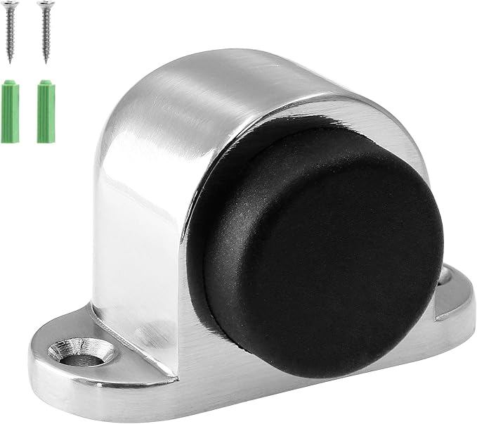 1.3 Inch / 33mm Heavy Duty Floor Door Stopper, Floor Mount Door Stop by PHITUODA