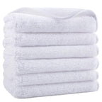 POLYTE Premium Lint Free Microfiber Washcloth Face Towel, 13 x 13 in by Polyte
