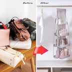 AARAINBOW 1 Pack Hanging Handbag Purse Organizer, Bags Organizor - Image 6