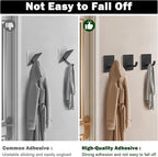 Livabber Adhesive Towel Hooks, 304 Stainless Steel Self Sticky Wall Hooks - Image 4
