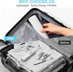 Travel Toothbrush and Toothpaste Case, 2 in 1 Gray Toothbrush Holder and Rinse - Image 3
