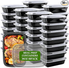 Meal Prep Containers Reusable 38oz by RANLITTLE