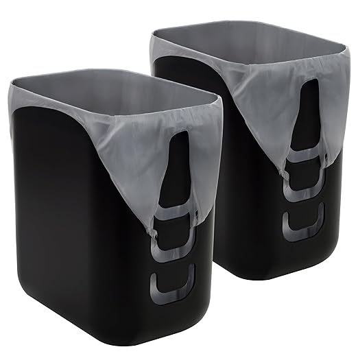 STORi Luup Bathroom Wastebasket 2pk, Secure Grocery Bags, Plastic Garbage by STORi