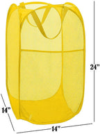 Mesh Pop up Laundry Hamper, Foldable Clothes Hamper Laundry Basket - Image 2
