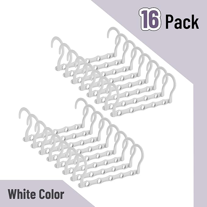 Mr. Pen- Space Saving Hangers for Clothes, Plastic Multi Clothes Hangers Space - Image 2