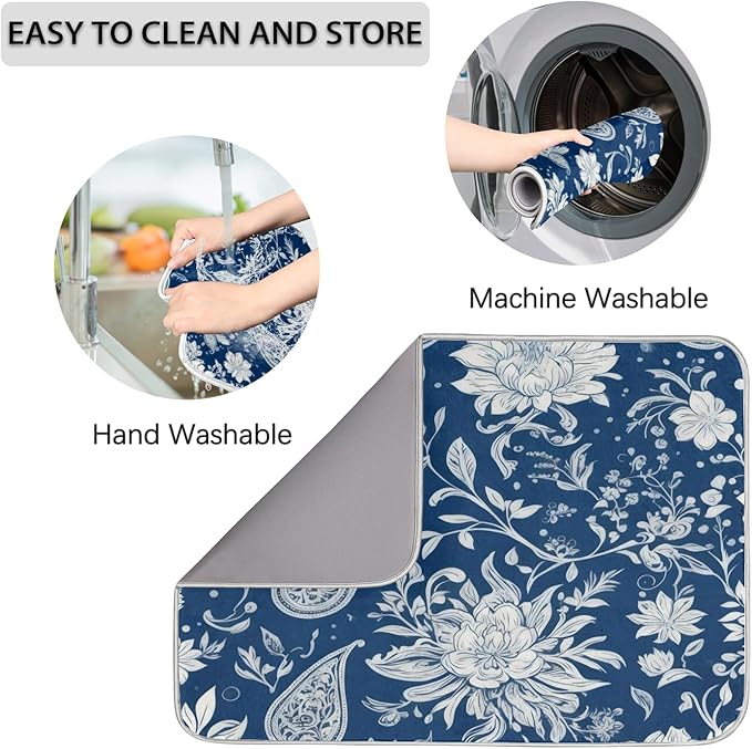 Dish Drying Mats with Hanging Loop - Image 4