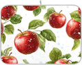 Snowflake with Apple Pattern Dish Drying Mat by OTVEE