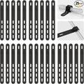 25Pack Silicone Cable Ties, Reusable Cord Organizer by TIKIWIK