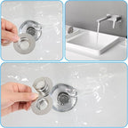 3 Pcs Bathroom Sink Drain Strainer, Catcher Shower Drains Stainless Steel Sinks - Image 4