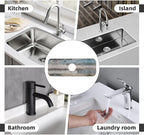 Vintage Rustic Farmhouse Blue Wood Kitchen Sink Splash Guard Faucet Mat 1 Pcs - Image 7