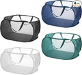 4 Pcs Popup Mesh Laundry Basket, Collapsible Laundry Hamper by Unknown