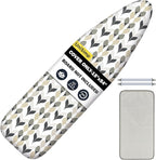 Ironing Board Cover and Pad 15"x54" Extra Thick Natural Cotton, Scorch and - Image 3