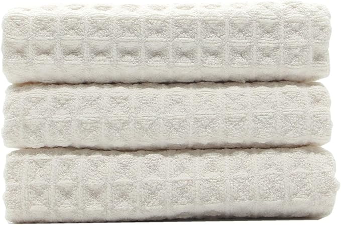 Waffle Weave Kitchen Drying Towels - Image 2
