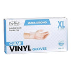 ForPro Disposable Vinyl Gloves, Industrial Grade, Powder-Free, Latex-Free - Image 2