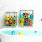 2 PackBath Toy Organizer, Wall Mounted Shower Storage Basket - Image 7