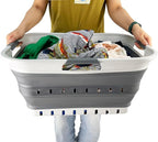 SAMMART 42L Collapsible Plastic Laundry Basket - Image 8