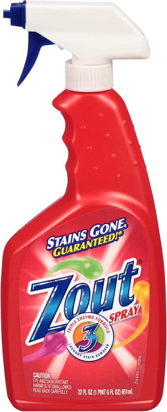 Zout Triple Enzyme Formula Laundry Stain Remover Spray, 22 Ounce - Image 2