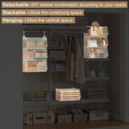 3 Tier Extra Large Closet Hanging Shelves - Image 7