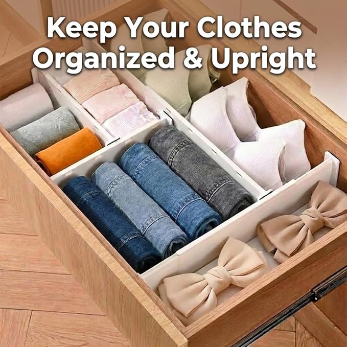Extra Long Drawer Dividers, 3.7" Tall Deep Drawer Organizer - Image 6