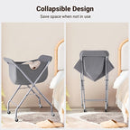 ELYKEN Laundry Cart with Wheels, 32”H Easy Rolling Laundry Hamper with - Image 5
