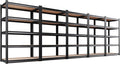 AOAORRG Set of 5 Garage Shelving Heavy Duty Storage Shelves, Metal Adjustable Shelving Unit, Utility Garage Organizer Shelf for Basement, Pantry, Kitchen, Warehouse, 45.6" Wx19.7 Dx78 H by Unknown
