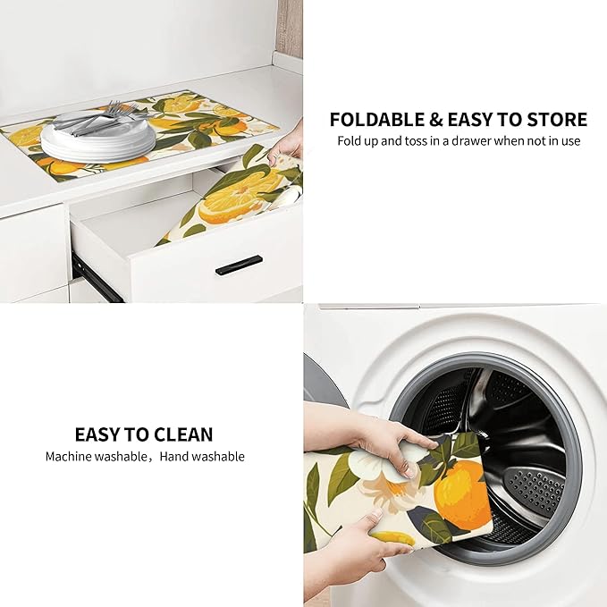 Orange Blossom Dish Drying Mats - Image 6