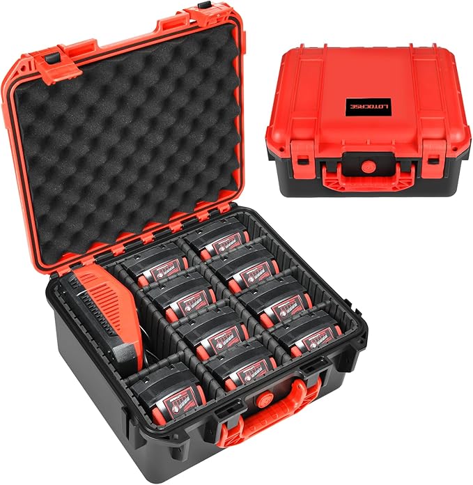 Storage Case for Milwaukee Battery by LOTOCASE