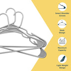 Lifemaster Plastic Clothes Hangers – Heavy Duty Hanger Set, - Image 5