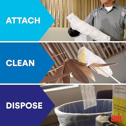 3M Easy Trap Sweep and Dust Sheets, 2 Rolls of 250 5" x 6" Sheets, Disposable - Image 8