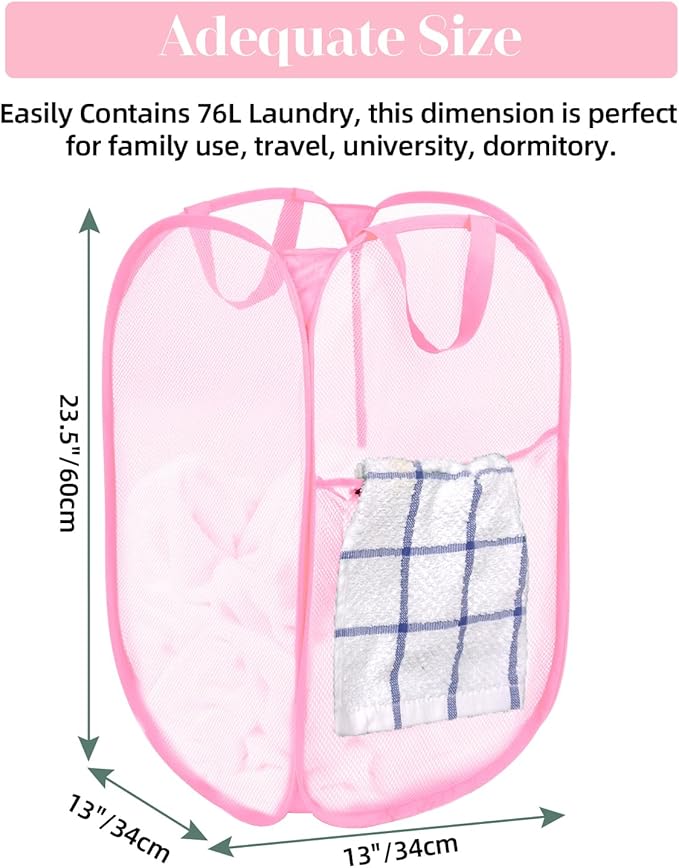 Durable Collapsible Laundry Baskets - Image 5