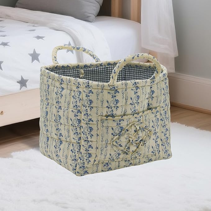 Quilted Fabric Storage Basket - Image 4