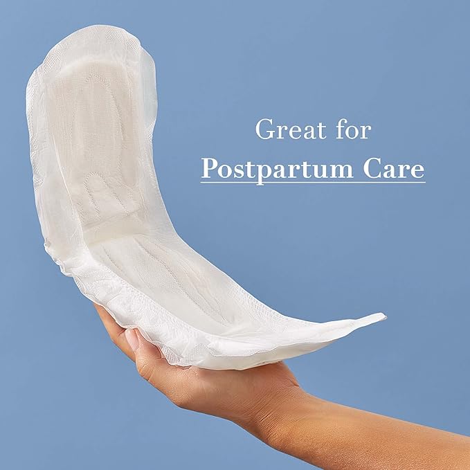 Rael Incontinence Pads for Women, Organic Cotton Cover, Postpartum Essential - Image 3
