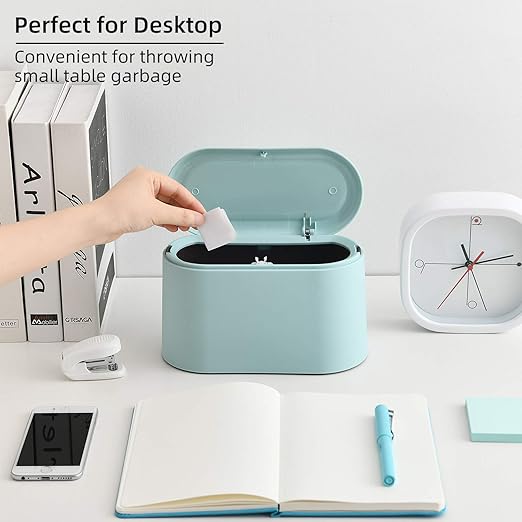 SUBEKYU 0.5 Gal Mini Countertop Trash Can - Image 4