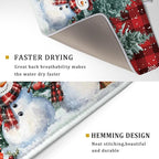 Christmas Snowman Dish Drying Mat - Image 3