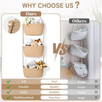 Hanging Basket, 3-Tier Wall Baskets, Over the Door Organizer - Image 9