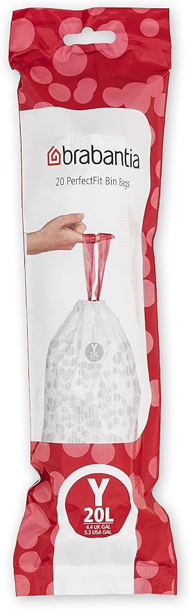 Brabantia PerfectFit Trash Bags Thick Plastic Trash Can Liners - Image 2