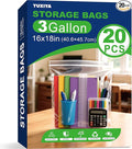 20PACK 3 Gallon Large Zipper Bags by Unknown