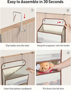 Yecaye 1 Pc 5 Tier Over the Door Organizer - Image 5