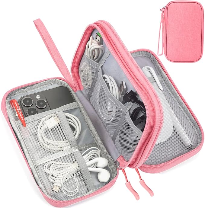 Electronic Accessories Case, Electronics Organizer Pouch Bag, Portable Travel by Unknown